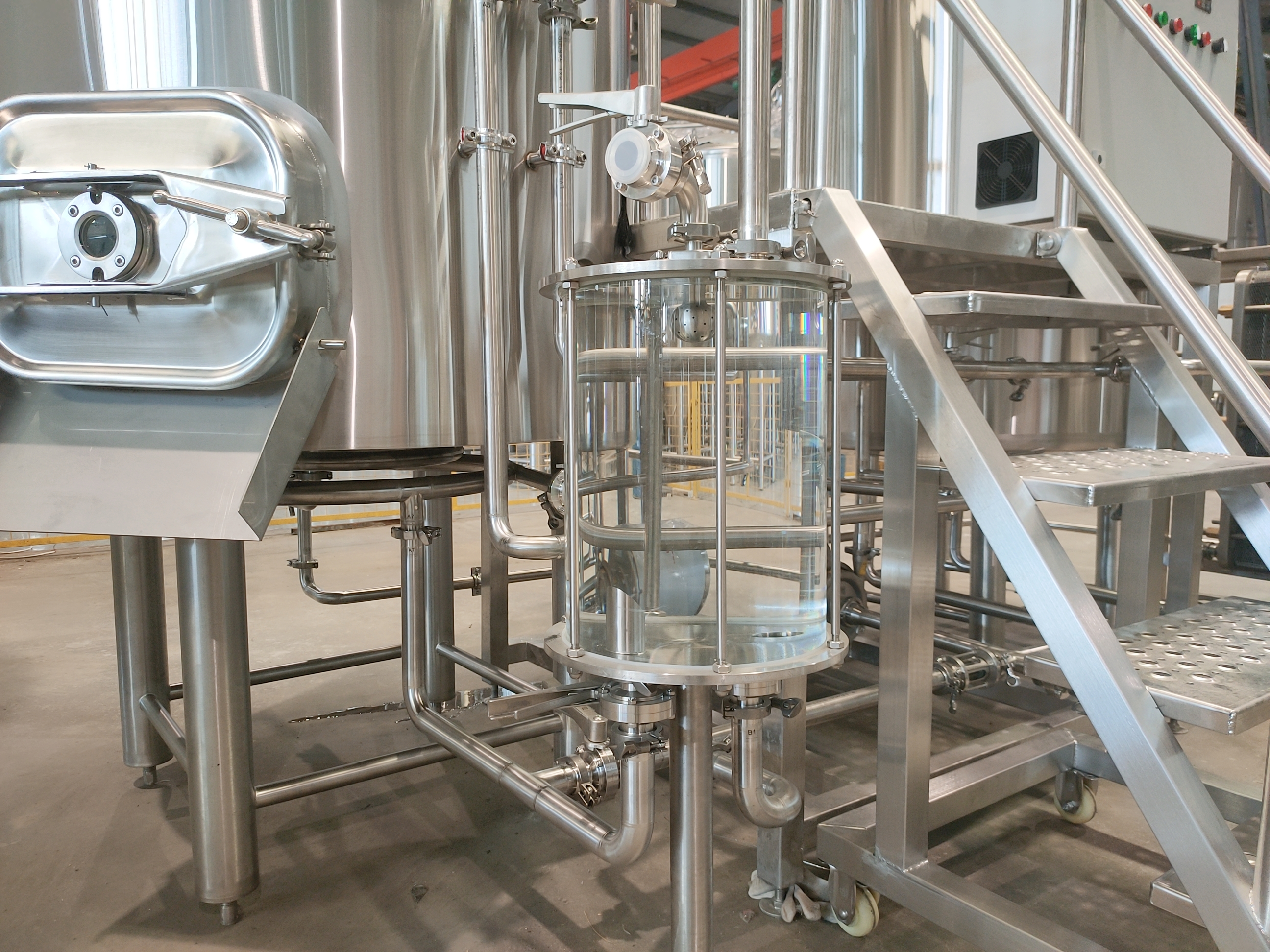 Is a wort grant required for brewery equipment in a craft brewery?